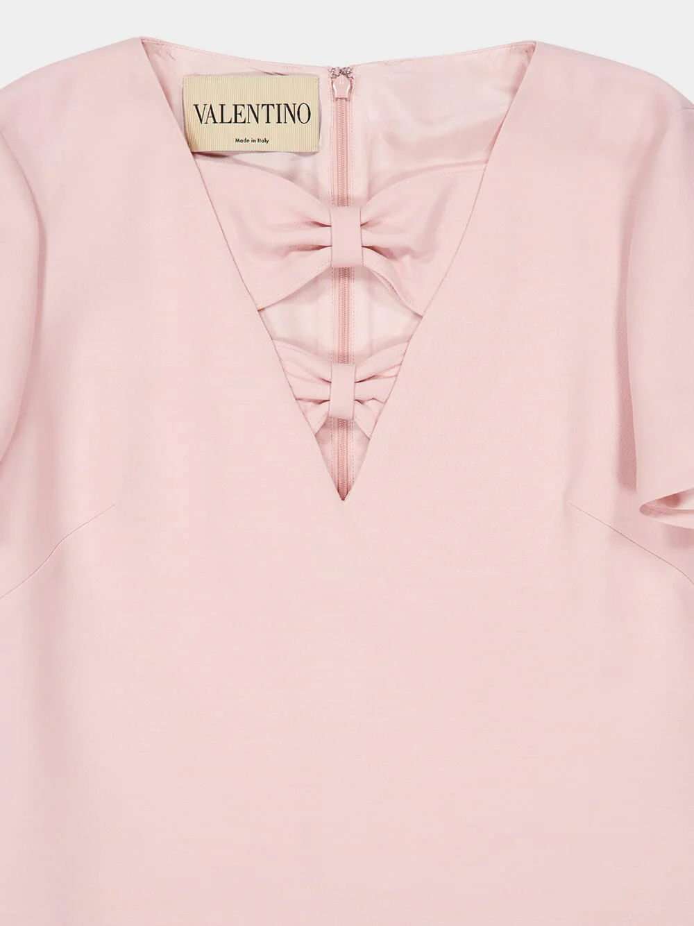 Rose Mini Dress in Virgin Wool - Image 3
