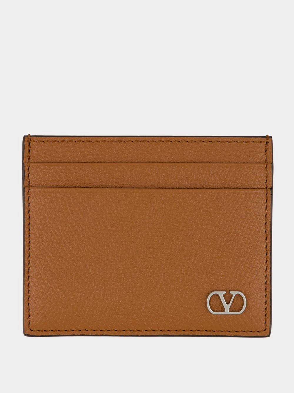 Saddle Brown VLogo Signature CardHolder