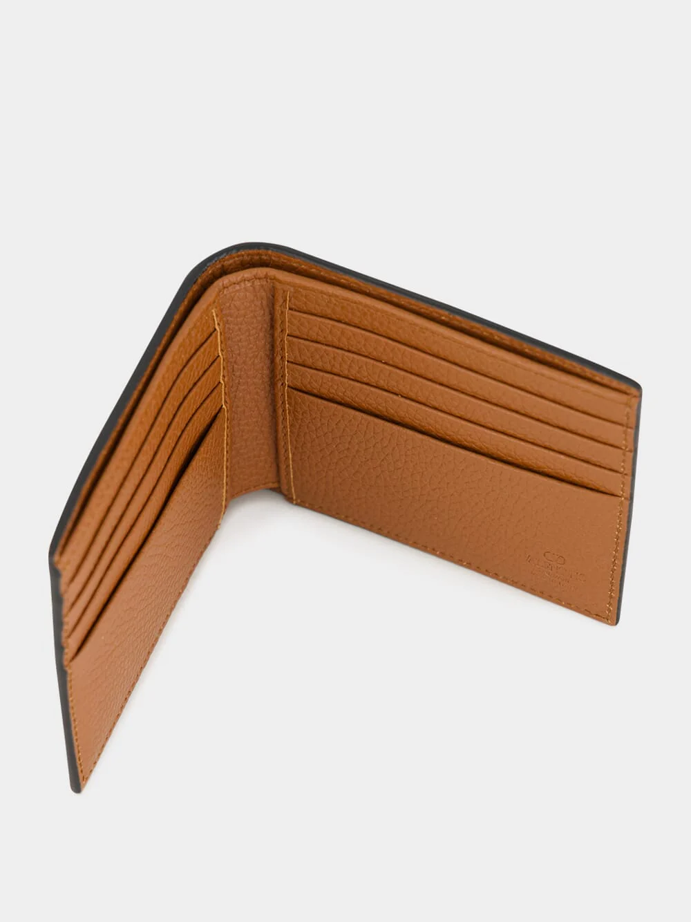 Selleria Brown Leather Bifold Wallet with Rockstuds - Image 3