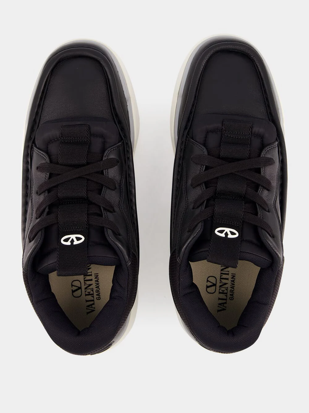 Calfskin Leather Mid-Top Sneakers - Image 4