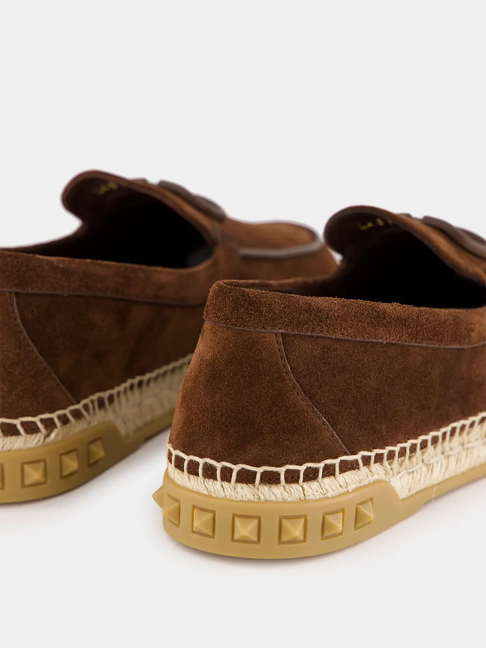 Fondant Brown Leisure Flows Espadrilles in Leather - Image 6
