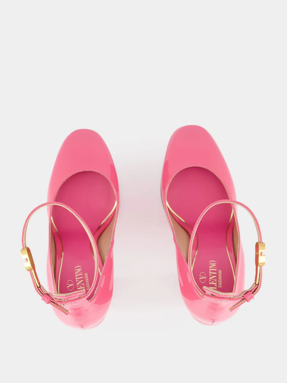 Pink Patent Platform 105mm Pumps - Image 4