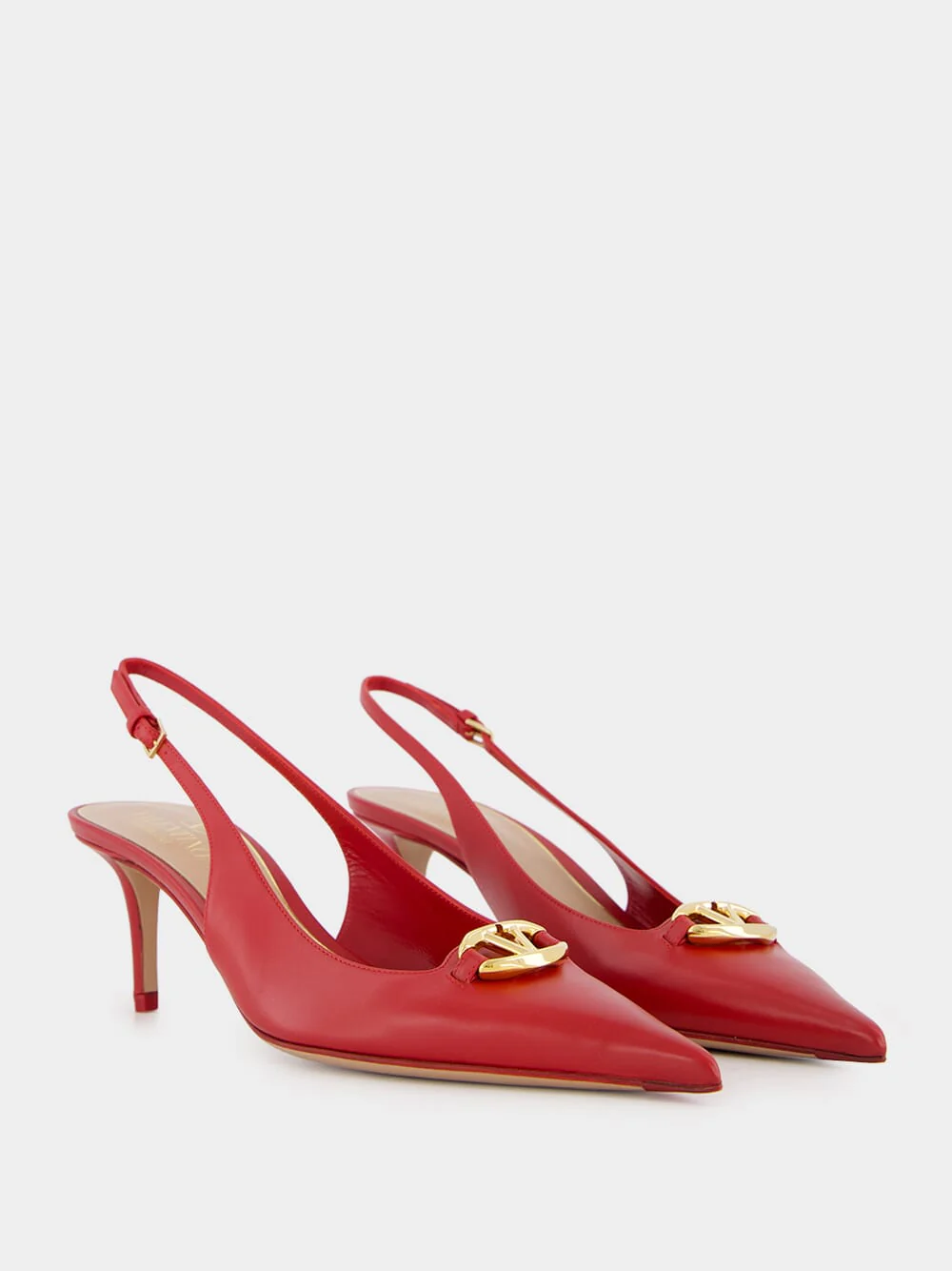 Red VLogo The Bold Edition Slingback Pumps - Image 3