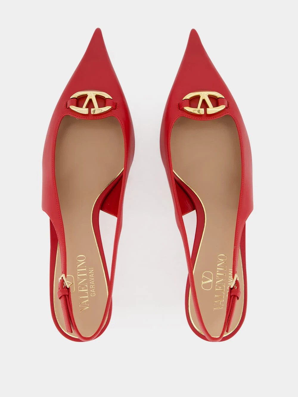 Red VLogo The Bold Edition Slingback Pumps - Image 4