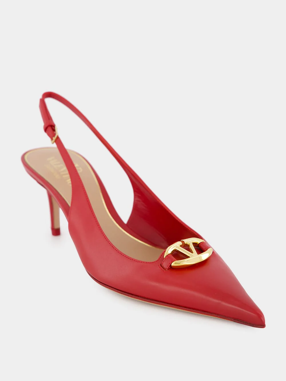 Red VLogo The Bold Edition Slingback Pumps - Image 7