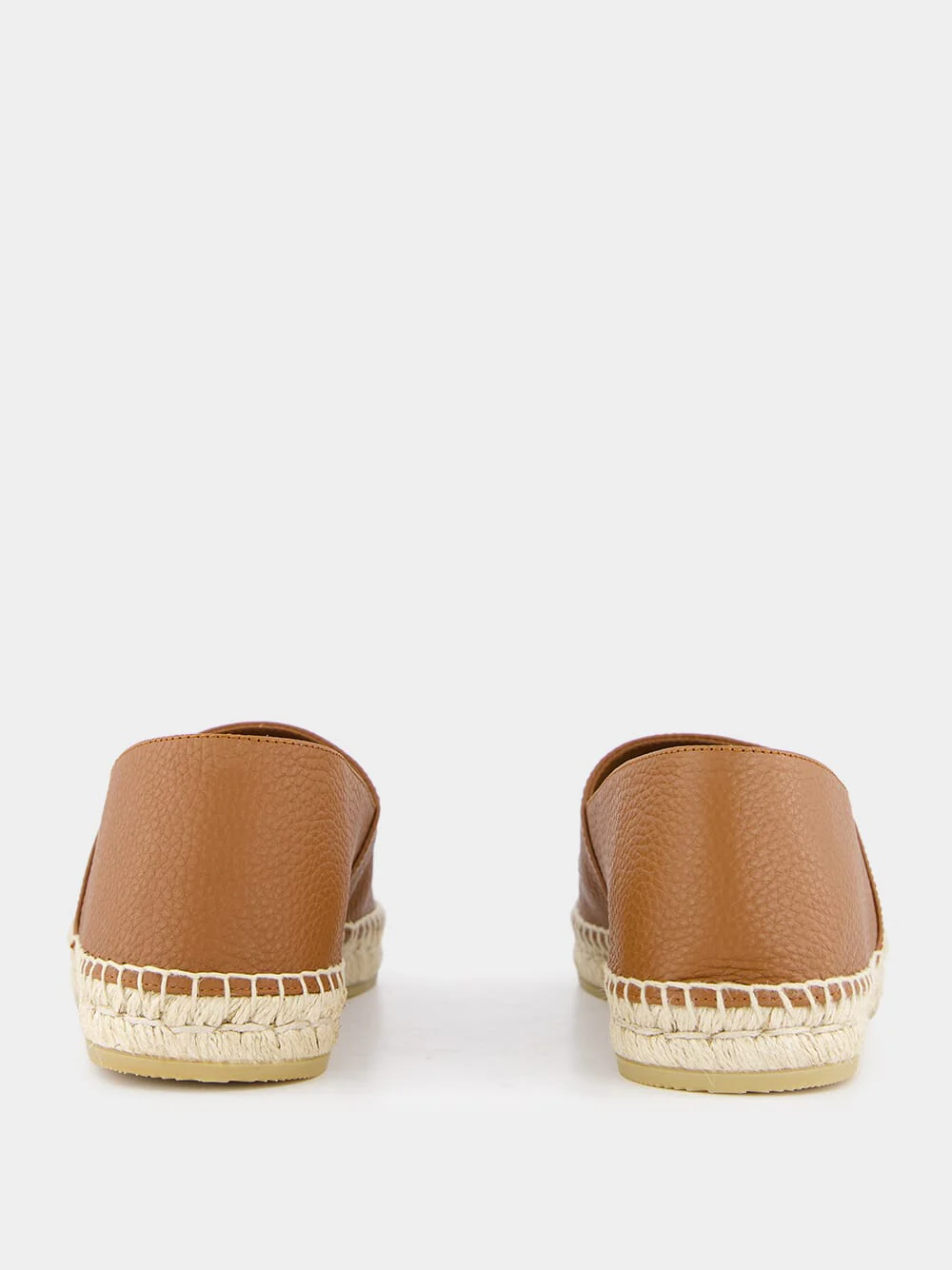 Tobacco Leather Espadrilles - Image 5