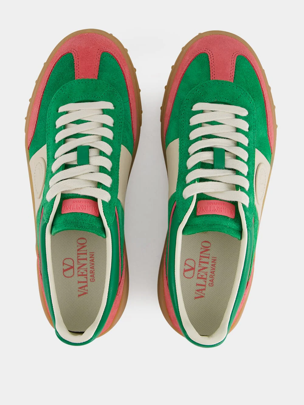 Sweet Pink Green Upvillage Sneakers - Image 4