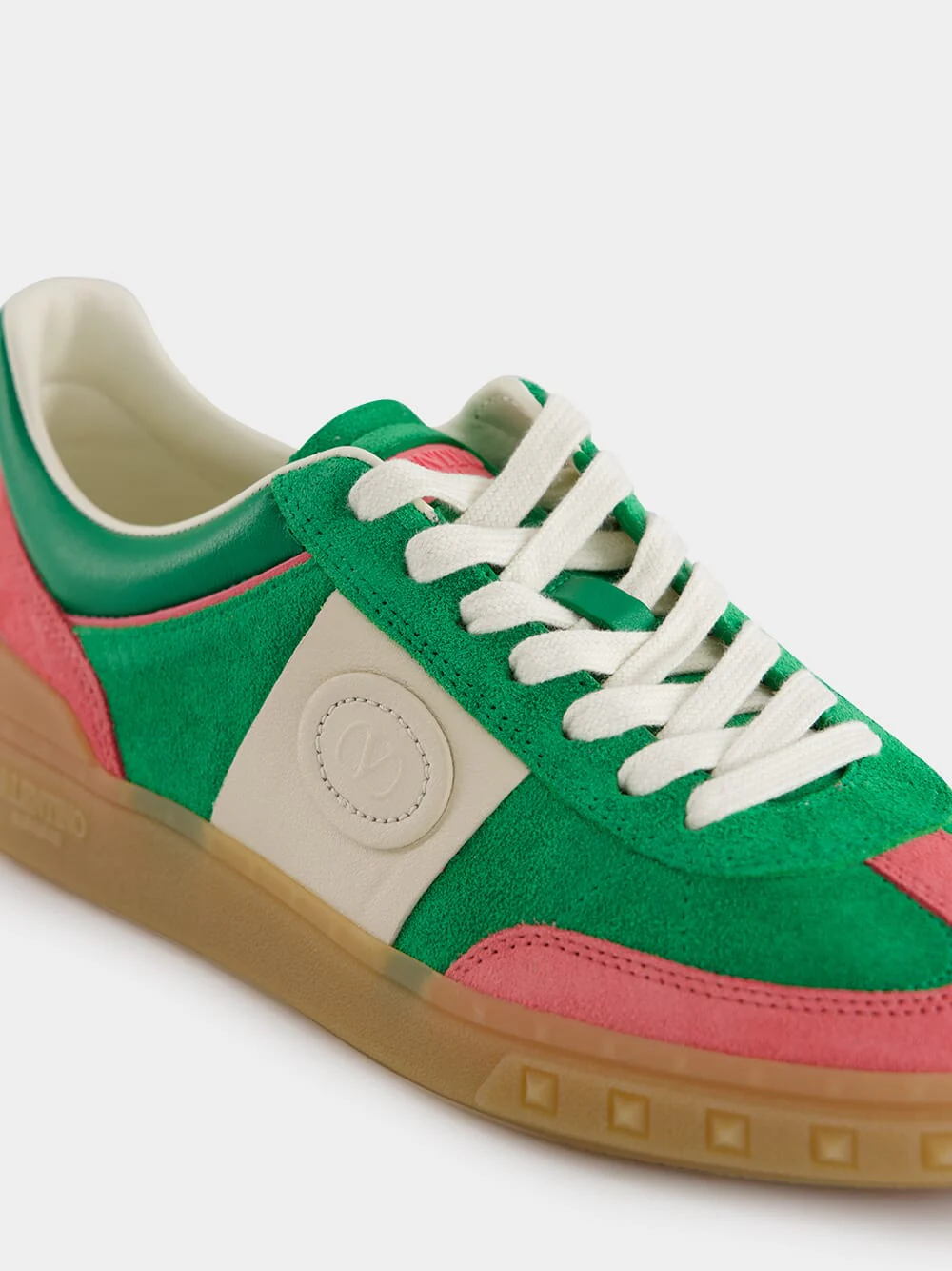 Sweet Pink Green Upvillage Sneakers - Image 7