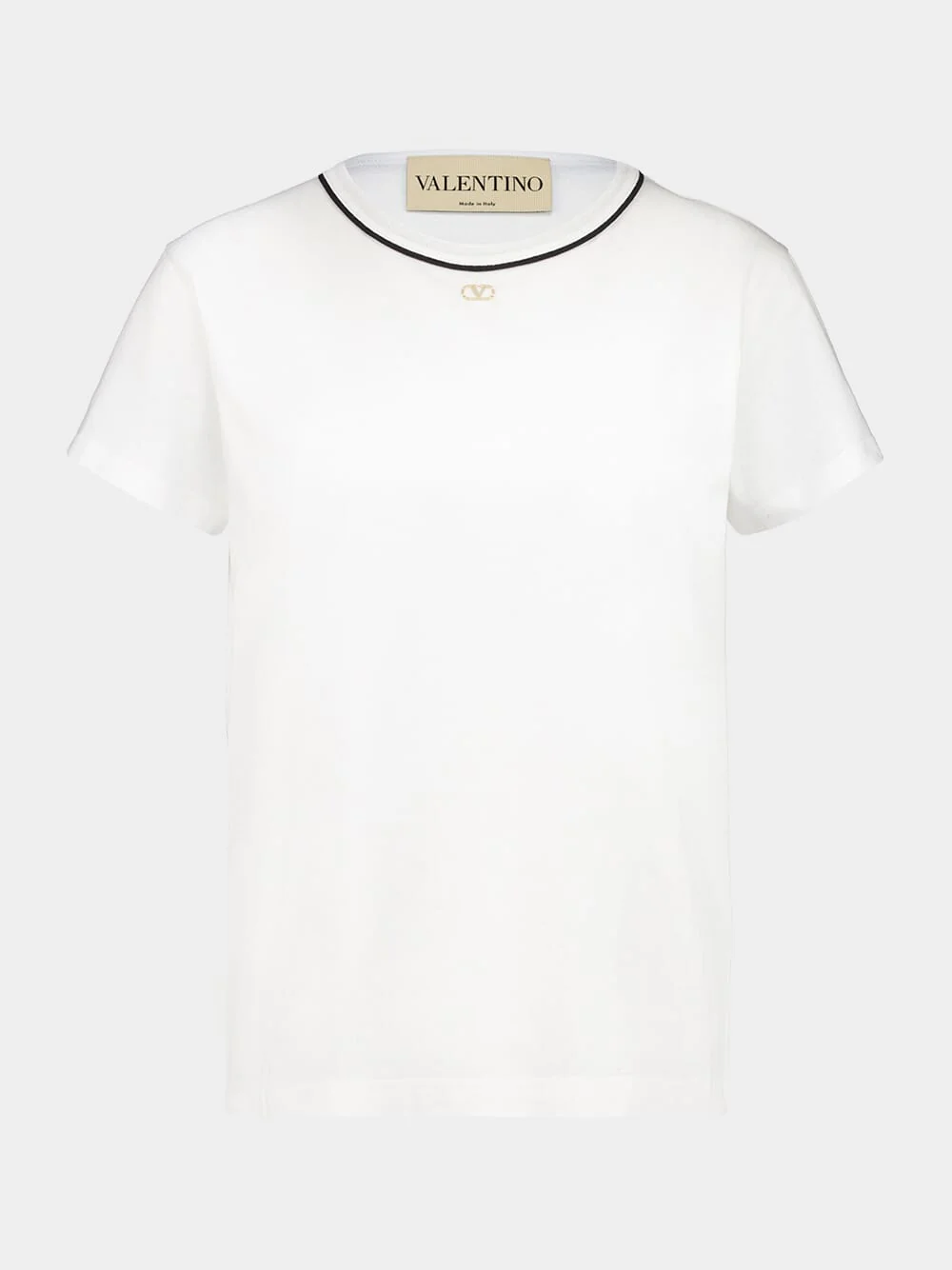 White Cotton Jersey T-Shirt