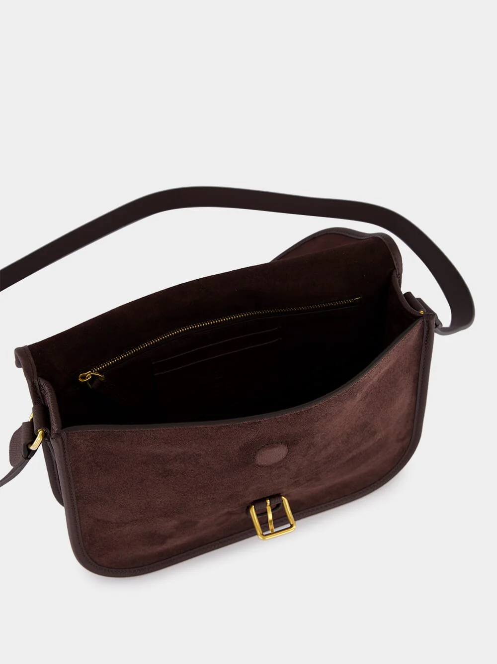 Testa di Moro Antibes Suede Shoulder Bag - Image 7