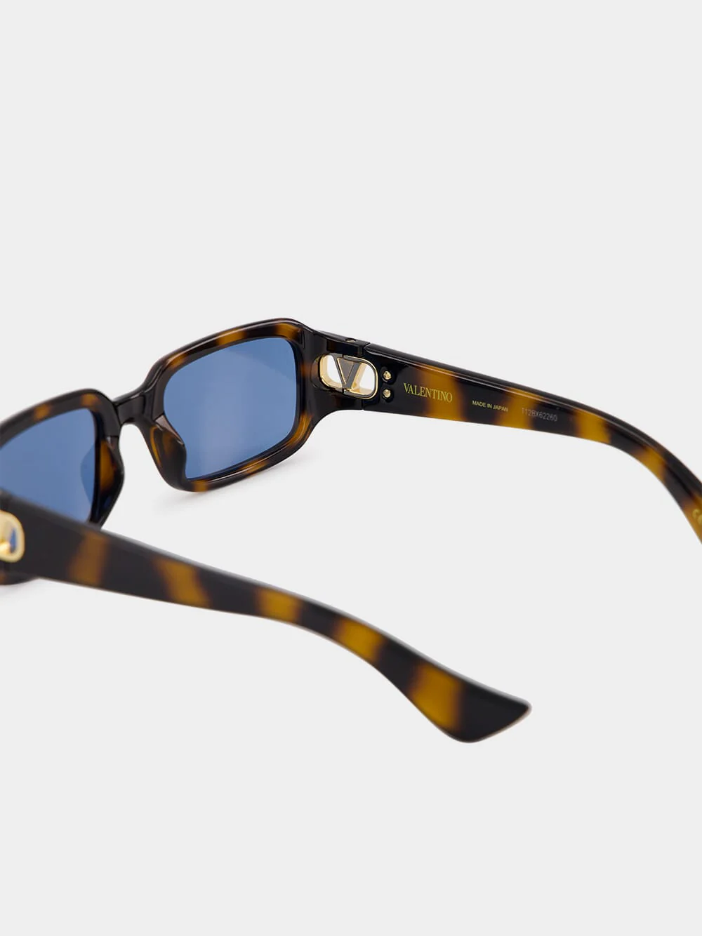 Tortoiseshell and Blue Vain Light Bio Inject Sunglasses - Image 4