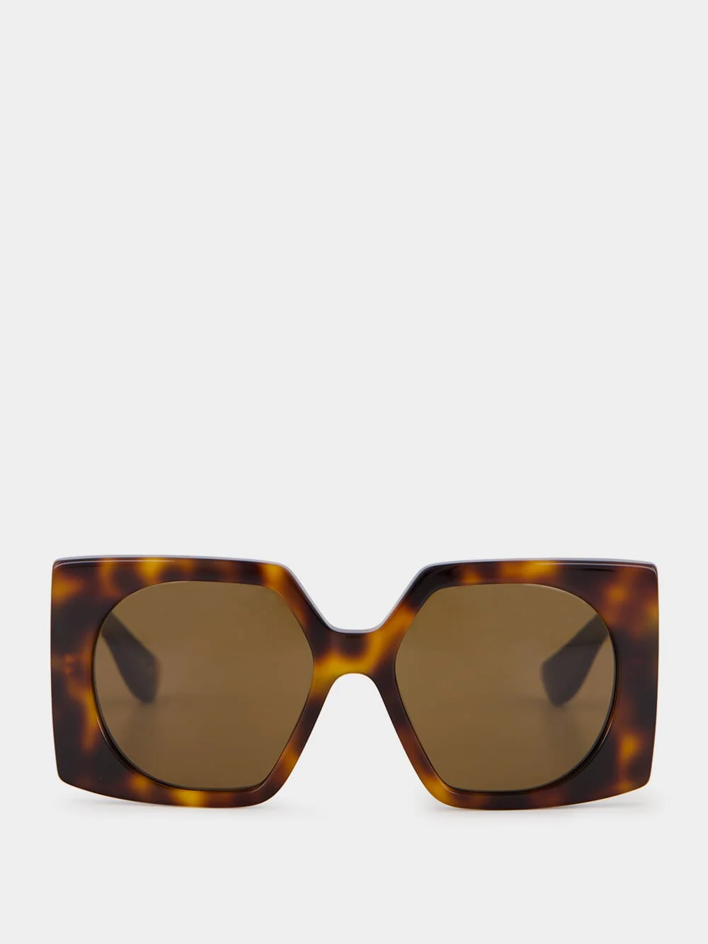 Tortoiseshell Vain Bold Sunglasses in Recycled Acetate