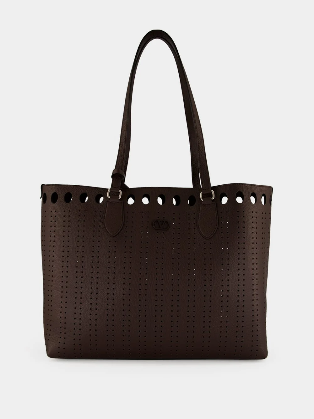 Brown Dottie Medium Shopping Bag