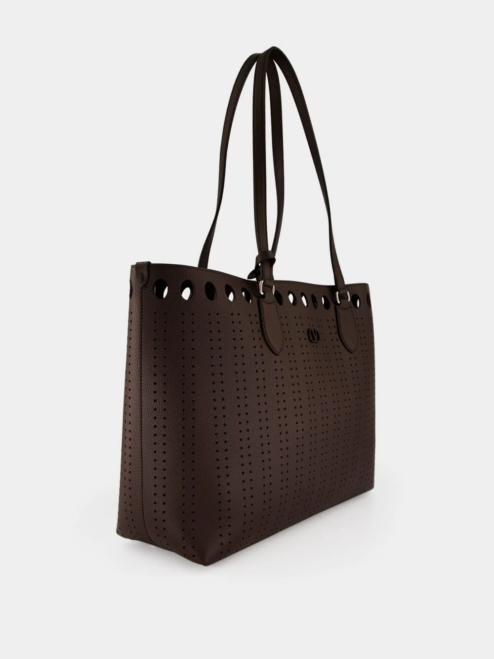 Brown Dottie Medium Shopping Bag - Image 3