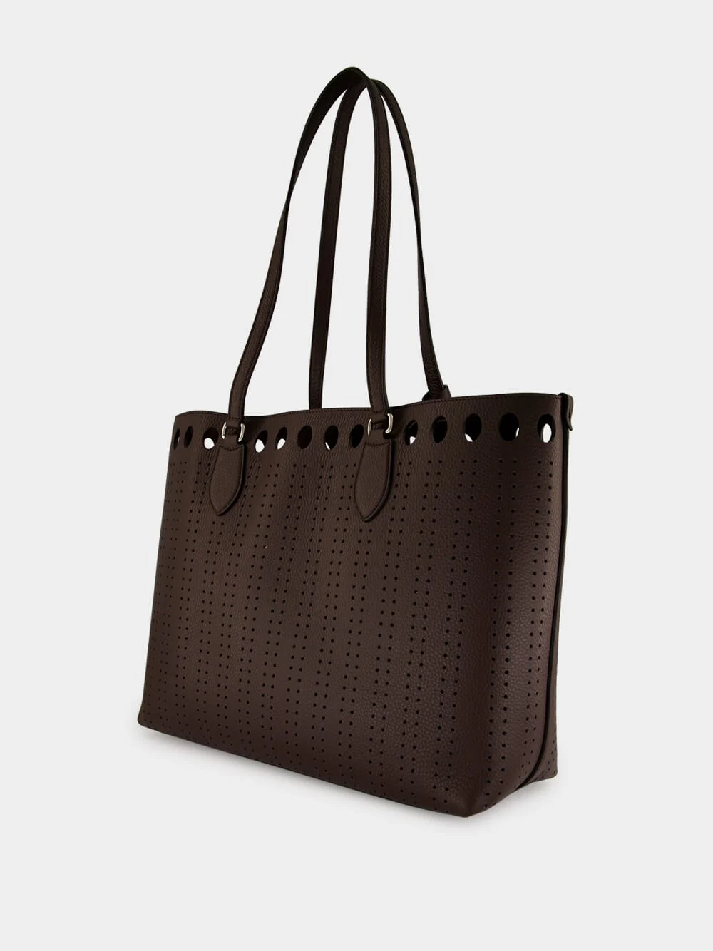Brown Dottie Medium Shopping Bag - Image 5