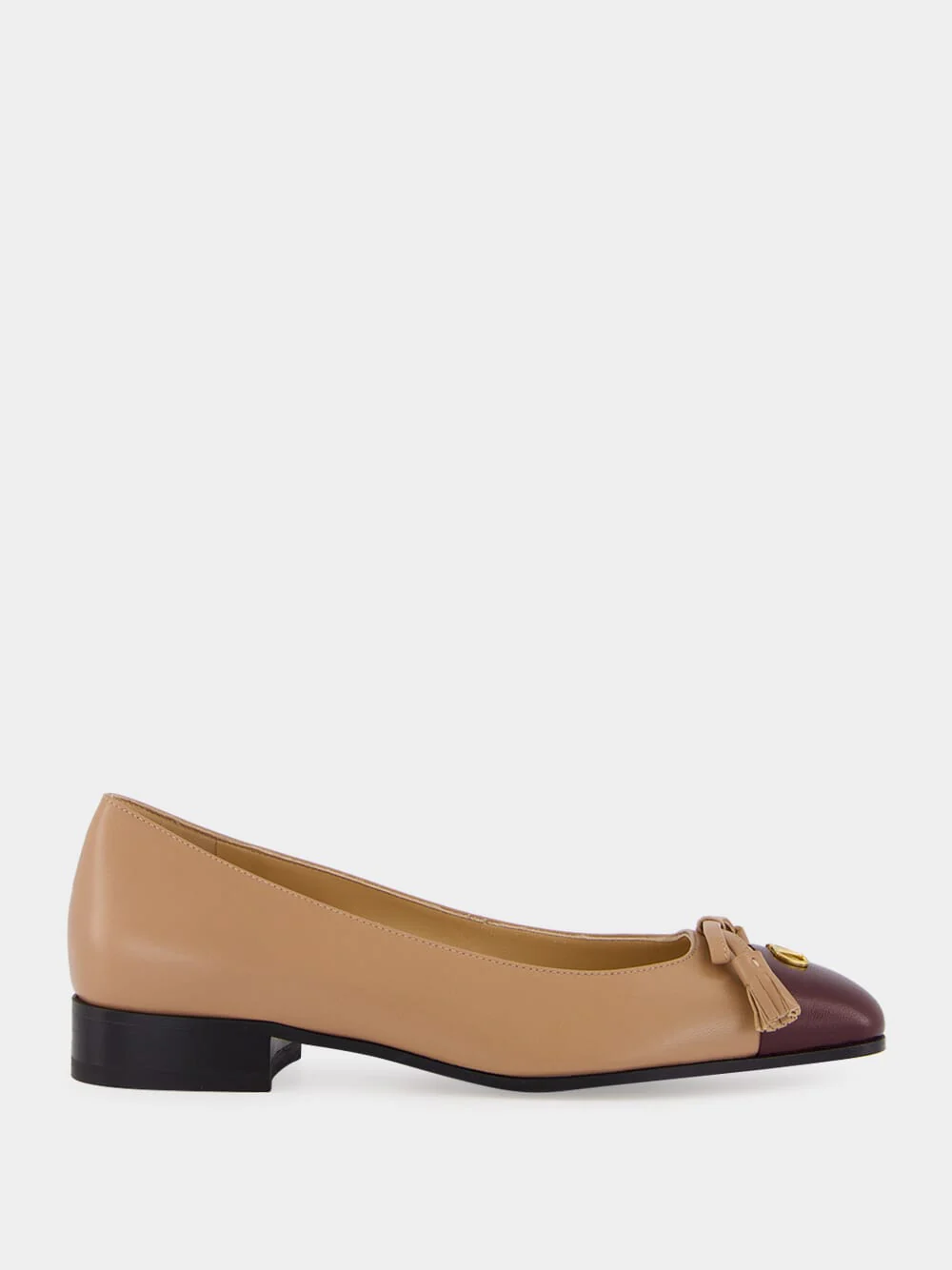 Two-Tone Valet du Roi Ballerina Flats