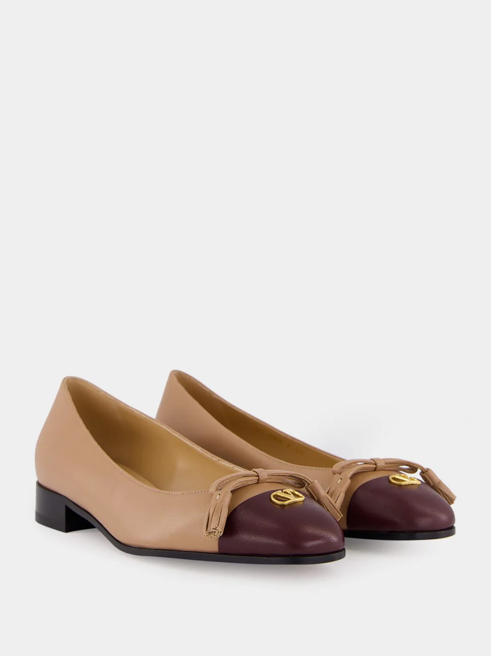 Two-Tone Valet du Roi Ballerina Flats - Image 3