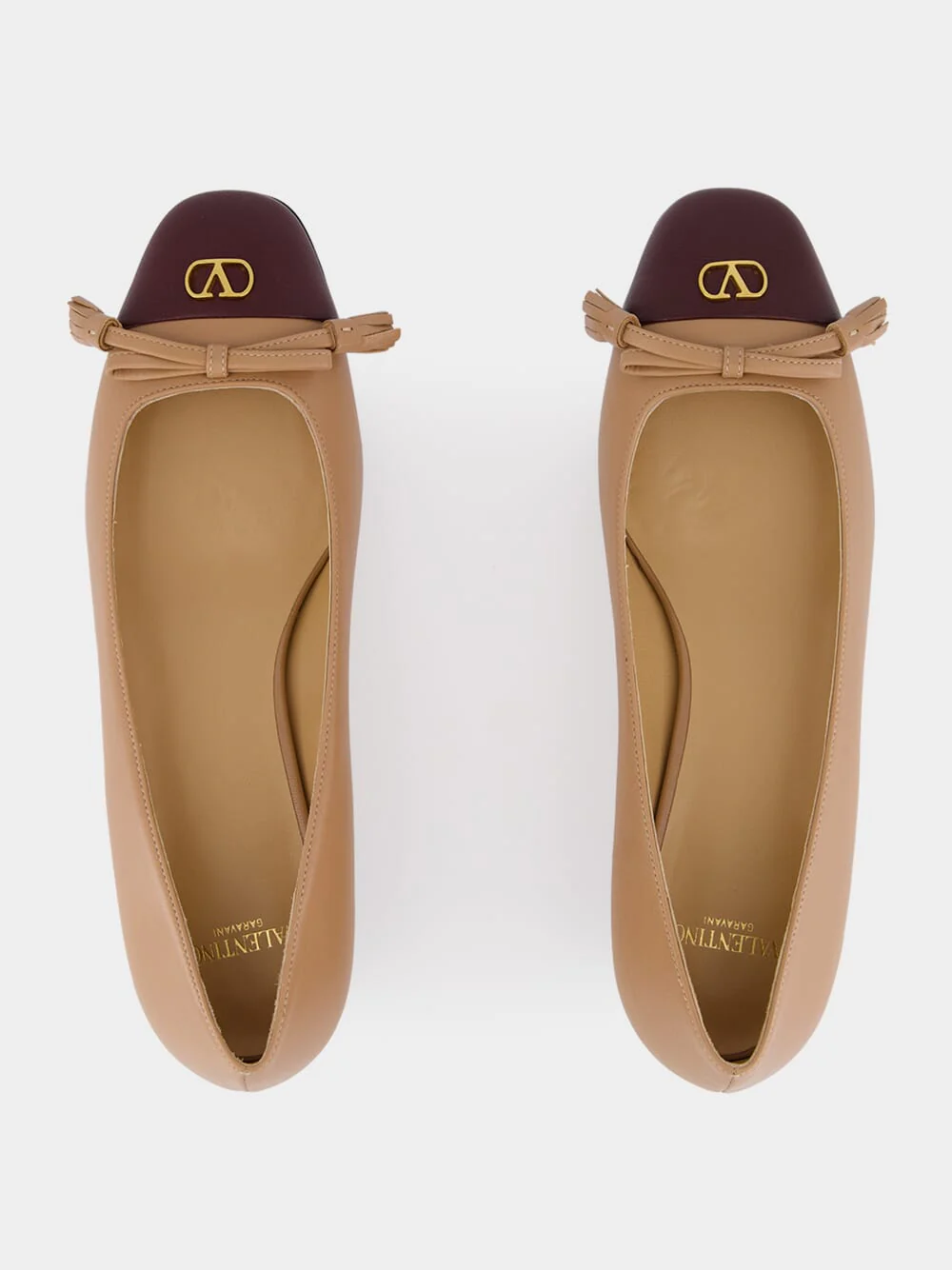 Two-Tone Valet du Roi Ballerina Flats - Image 4