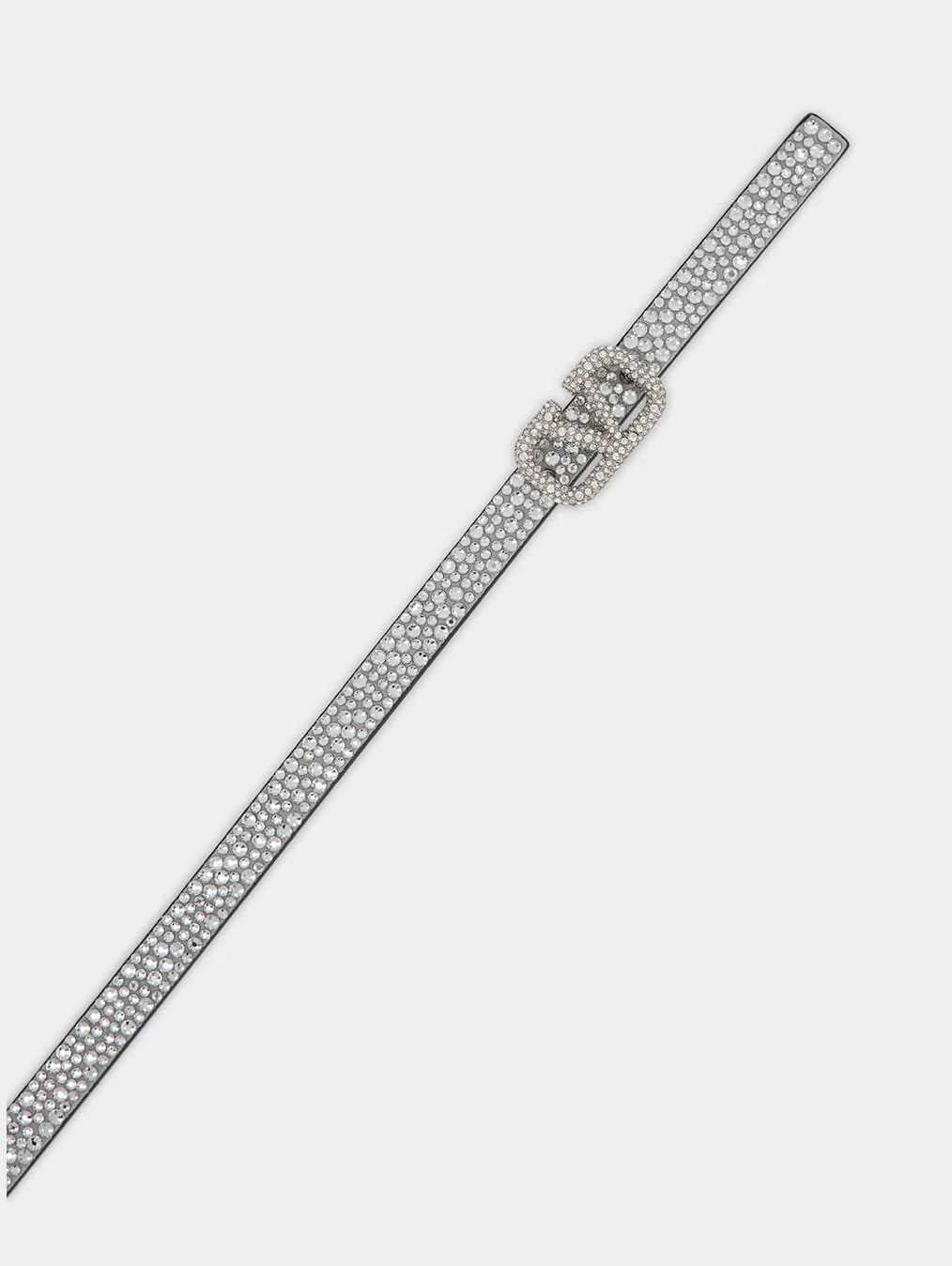 V-Logo Rhinestone-Embellished Belt - Image 2