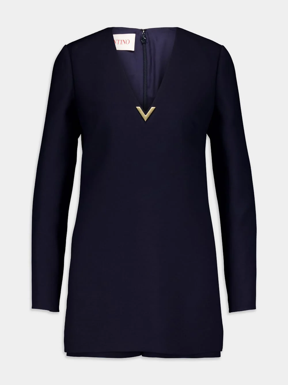 V-Neck Long-Sleeved Playsuit