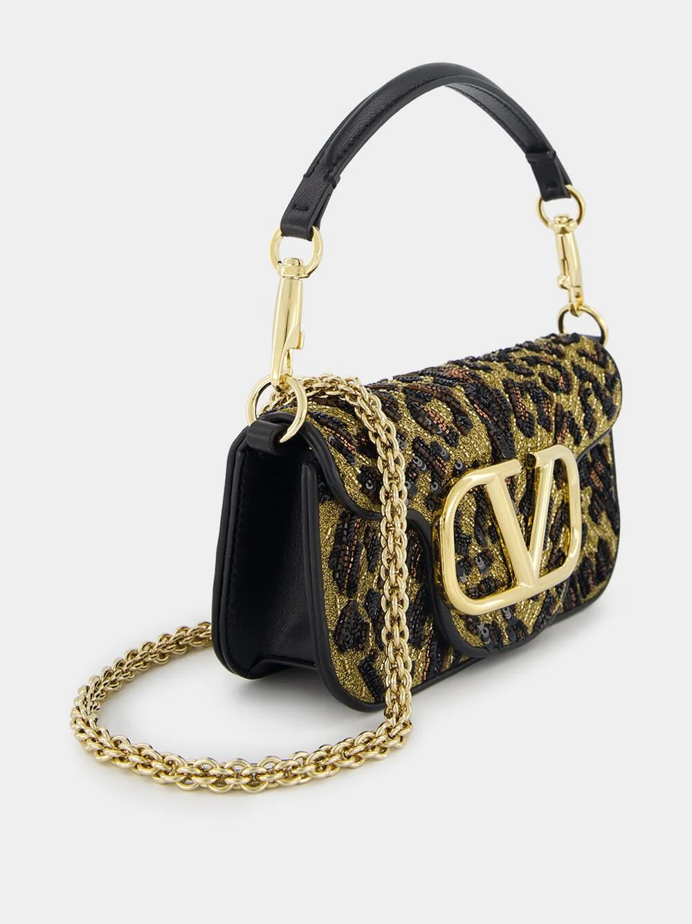 VLogo leopard-print crossbody bag - Image 2