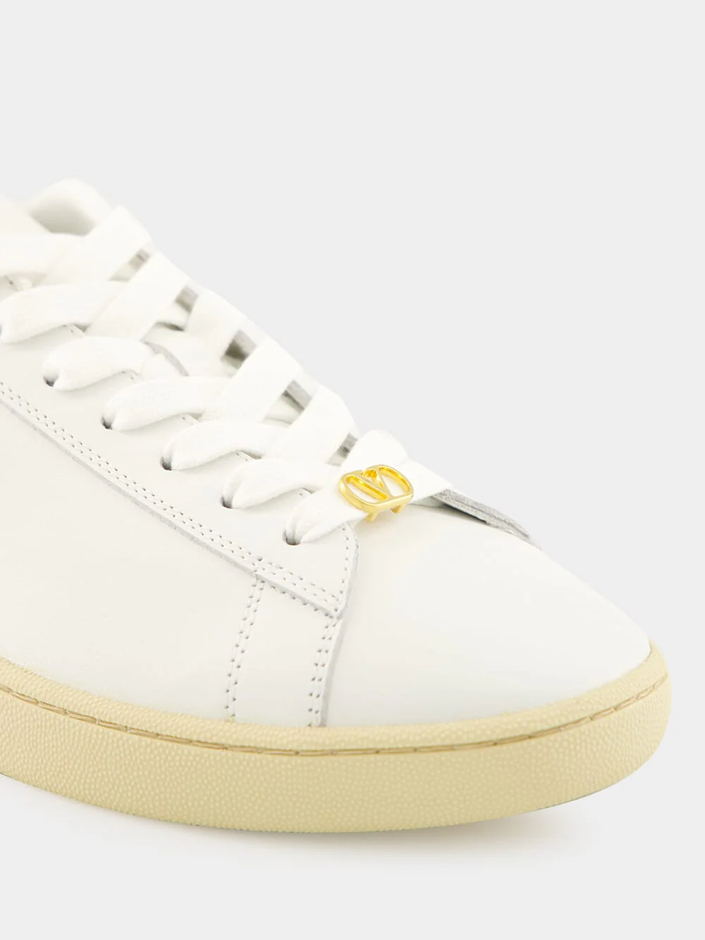 White Royco Trainer in Nappa Calfskin - Image 6