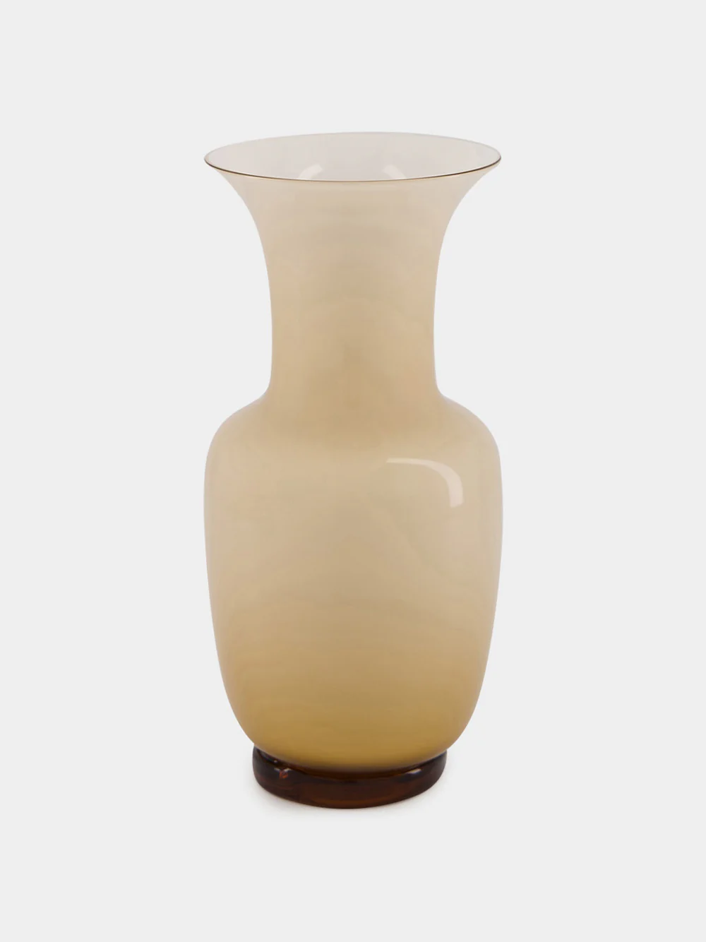 Beige Opalino 22 Glass Vase