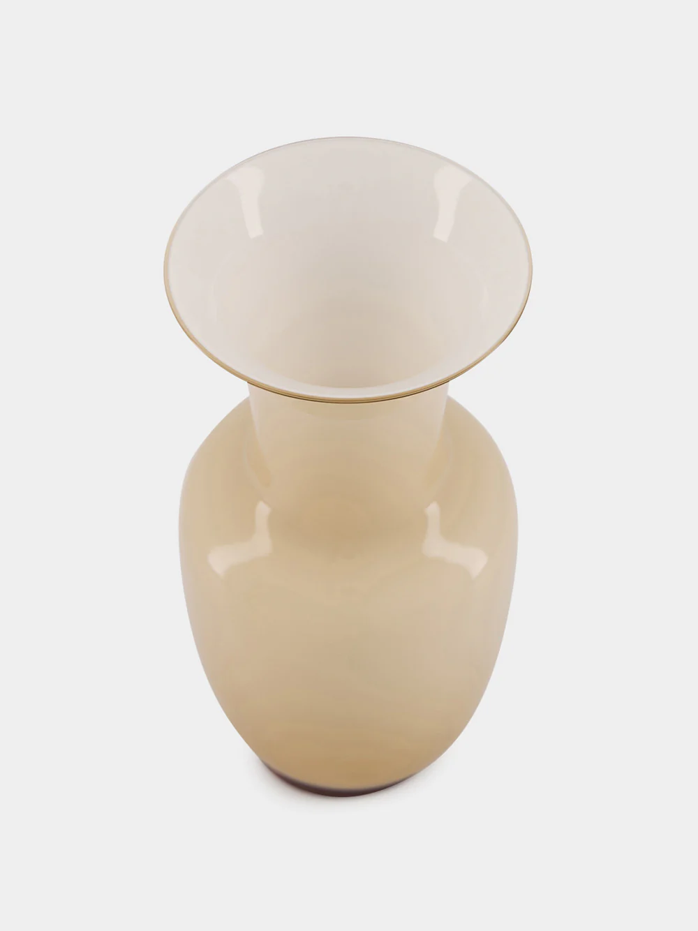 Beige Opalino 22 Glass Vase - Image 2