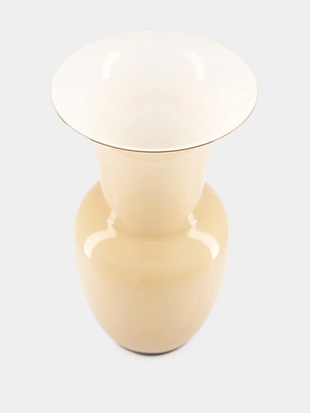 Beige Opalino 42 Glass Vase - Image 2