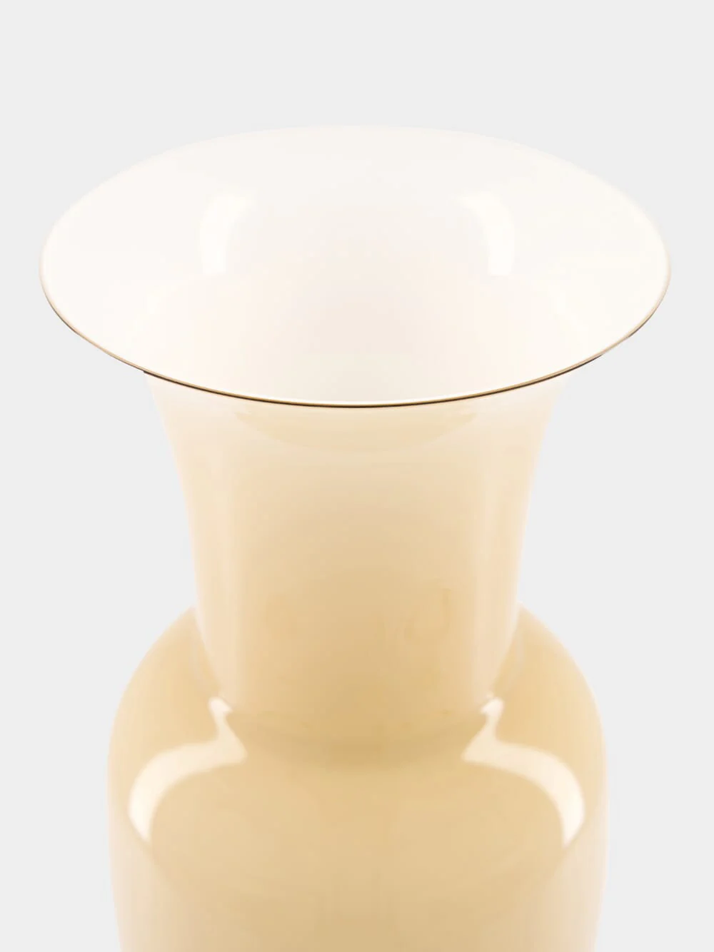 Beige Opalino 42 Glass Vase - Image 3