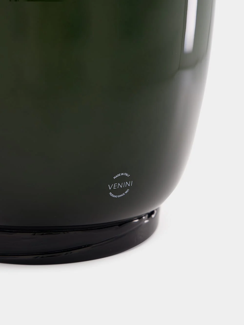 Green Opalino 42 Glass Vase - Image 4