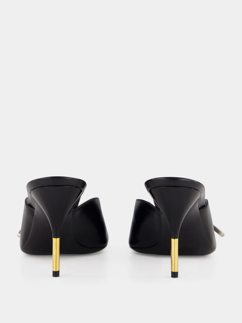 Black Nyx 80 Leather Mules - Image 6