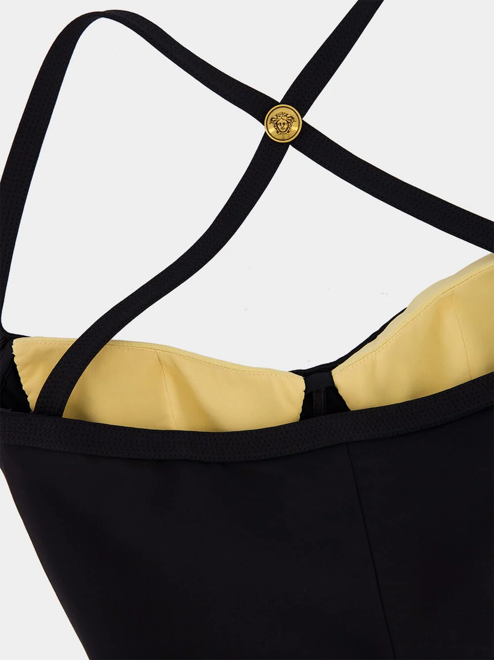 Black Strappy Back Jersey Maxi Dress - Image 4