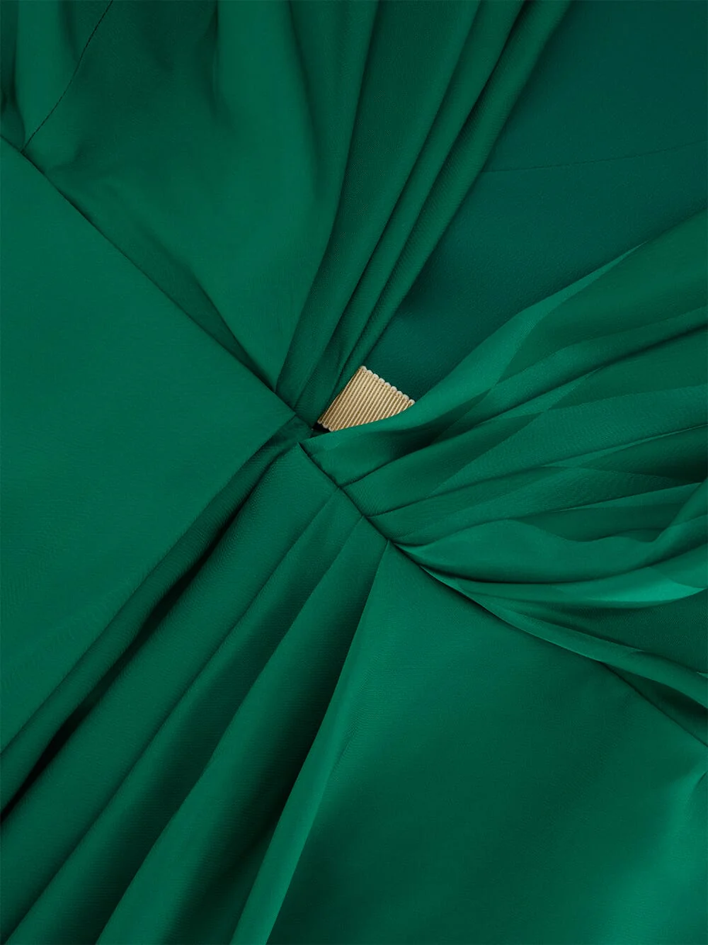 Emerald Sleeveless Jacquard Cocktail Midi Dress - Image 4