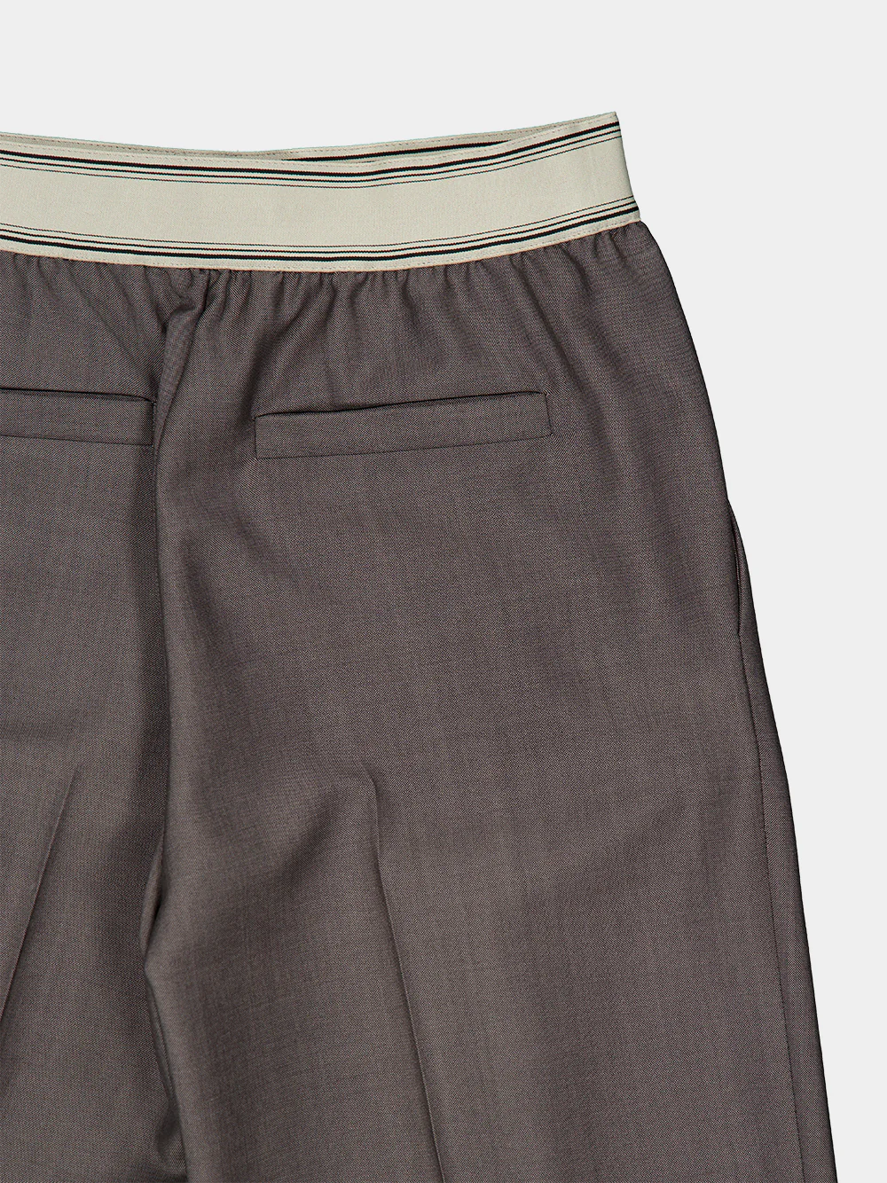 Grey Wool Mohair Trousers - Image 4
