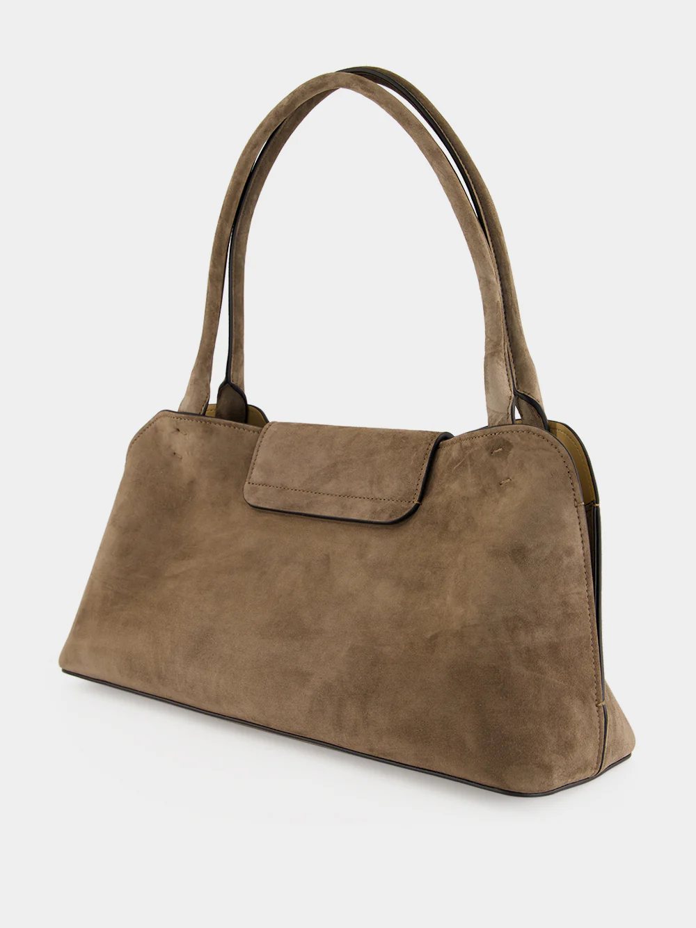 Brown Vivian Suede Shoulder Bag - Image 6