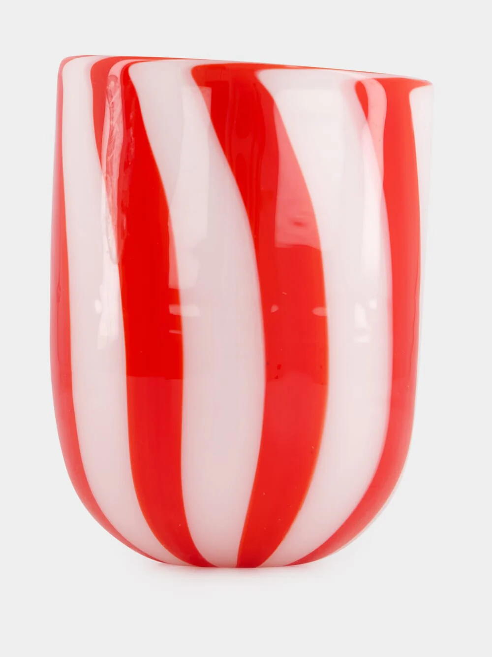 Red Cane Glass Tumbler - Image 3