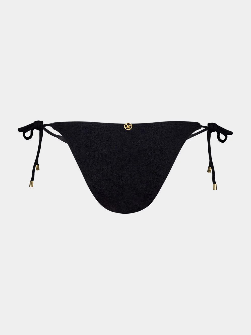 Black Firenze Tie Side Bikini Bottom - Image 4