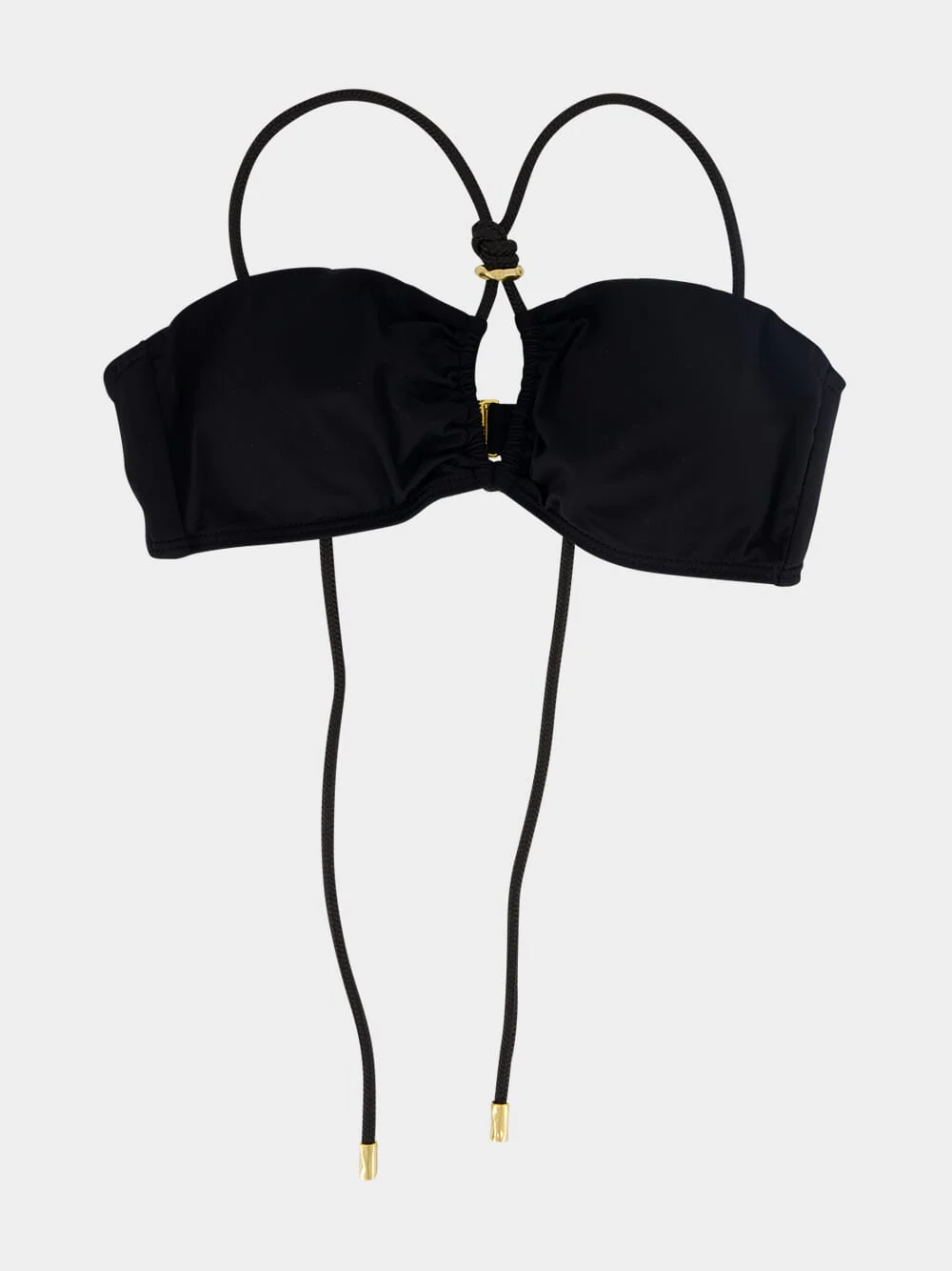 Black Matte Gal Isa Bikini Top - Image 3