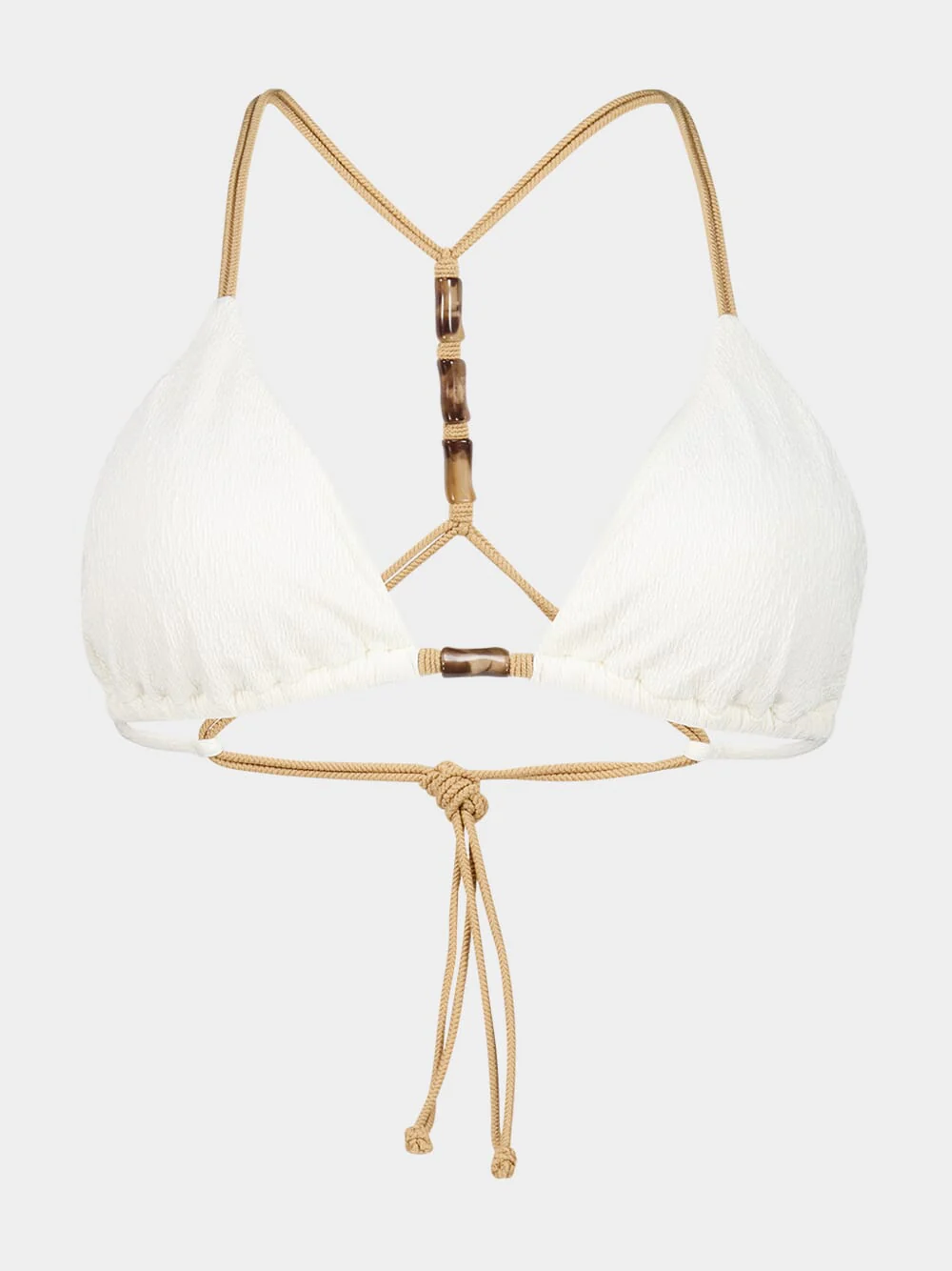 White Firenze Lesley T Back Tri Top