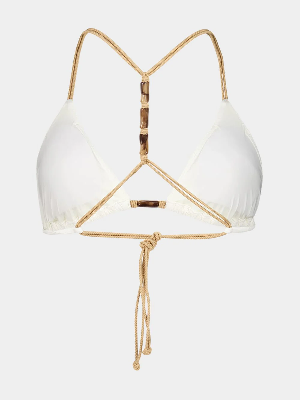 White Firenze Lesley T Back Tri Top - Image 3