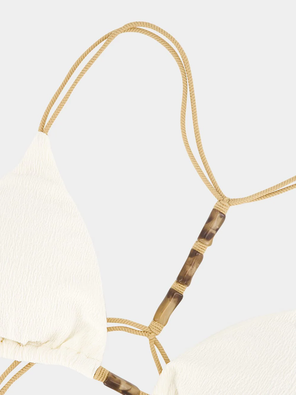 White Firenze Lesley T Back Tri Top - Image 5