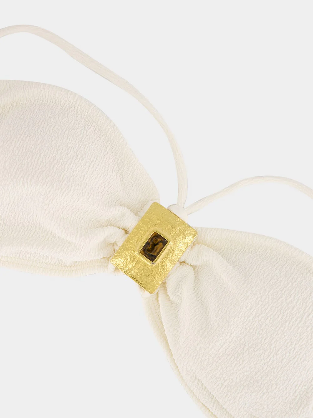 White Firenze Liza Bandeau Top - Image 6