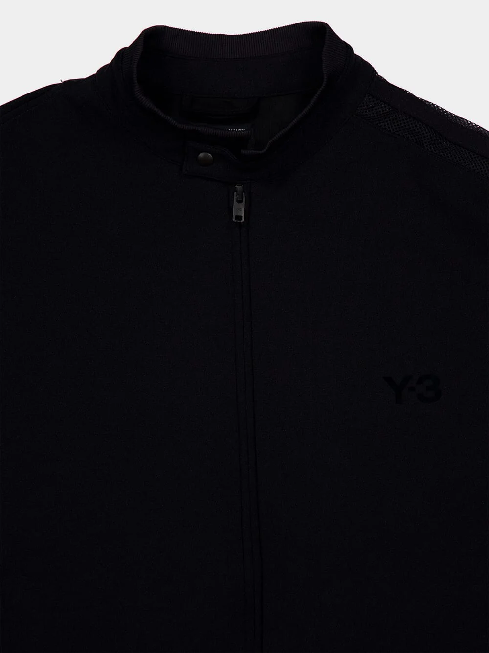 Black 3-Stripes Mesh Track Jacket - Image 5