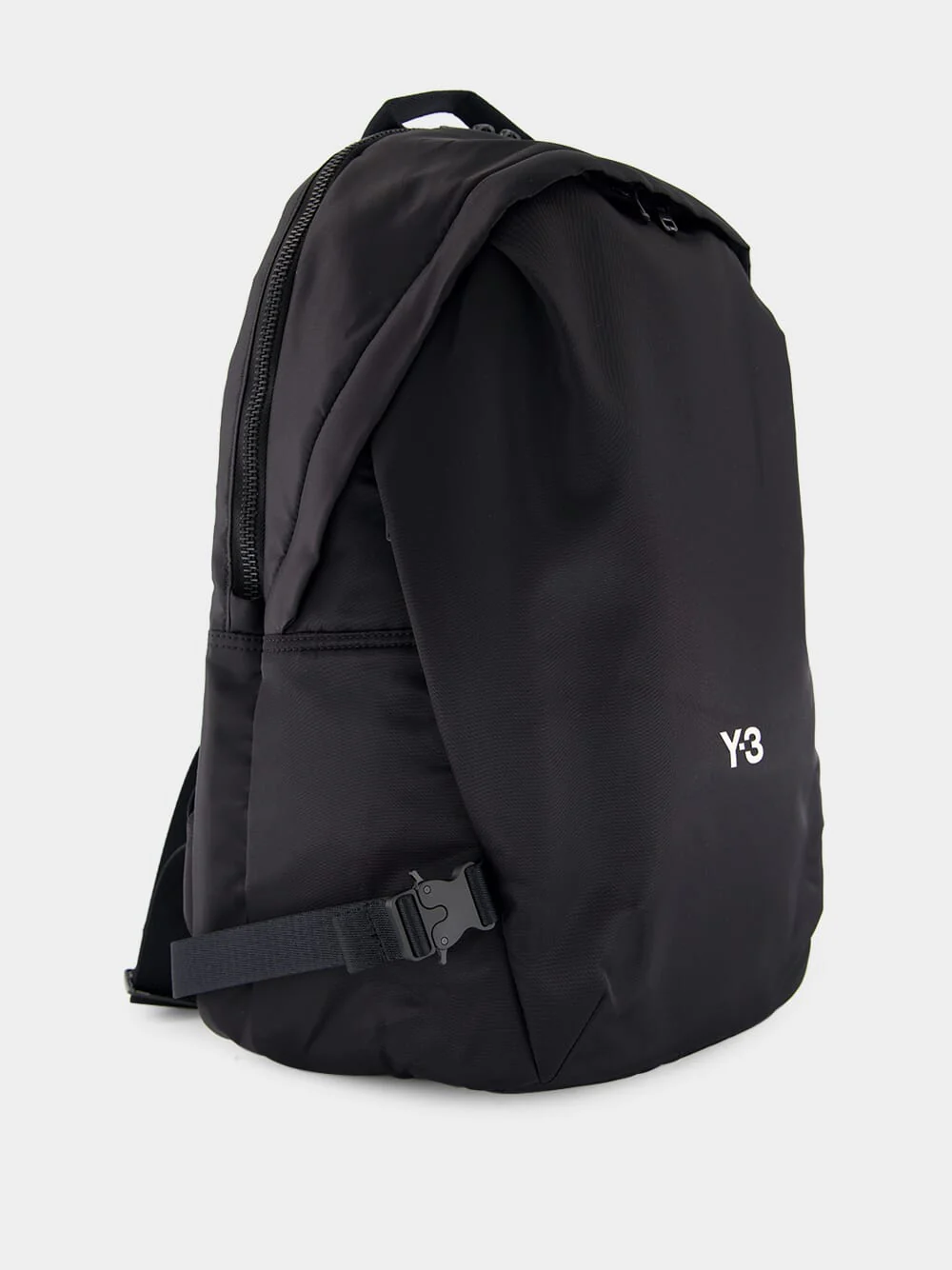 Black Backpack with Utility Straps - Image 2