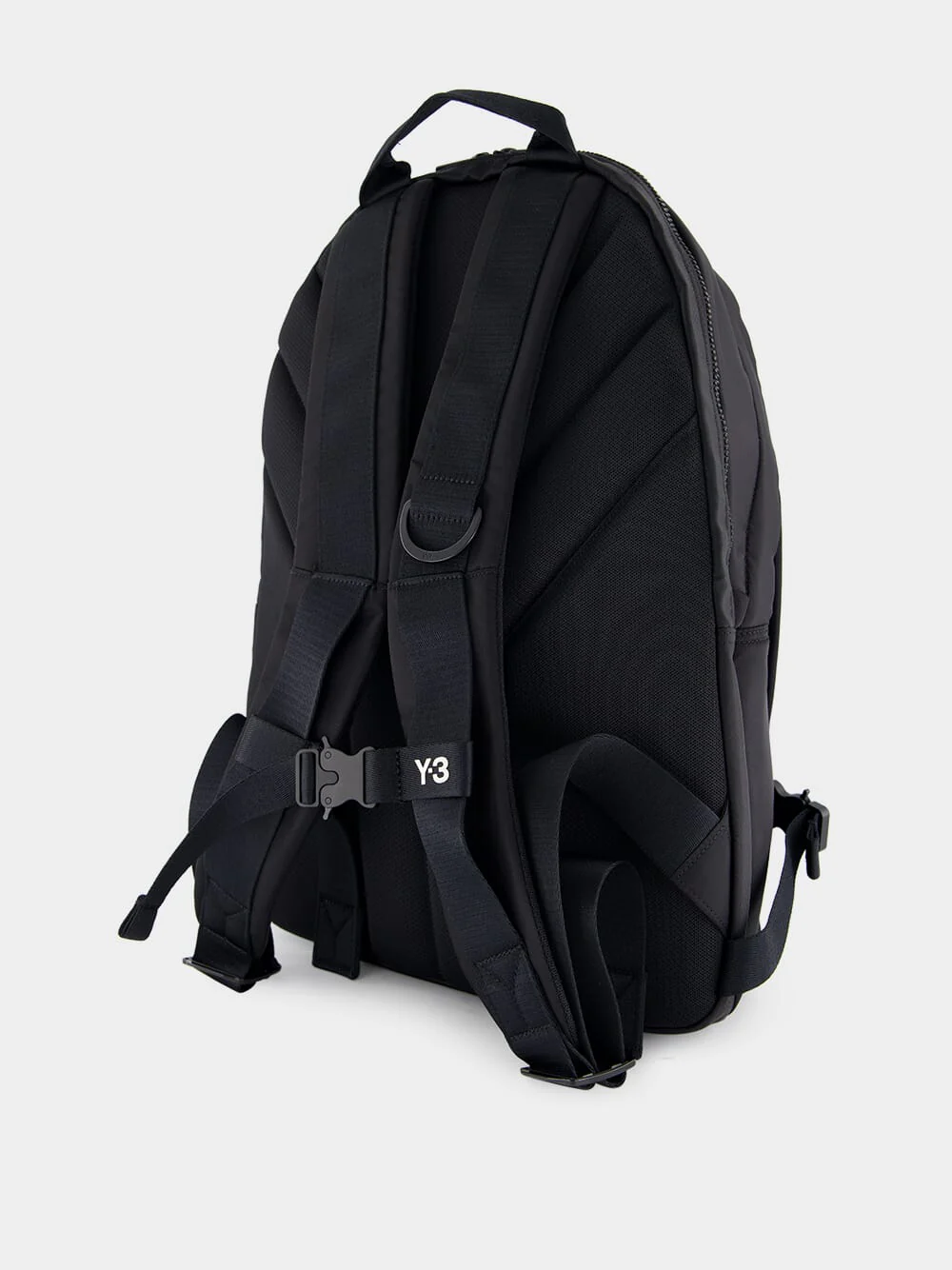 Black Backpack with Utility Straps - Image 4