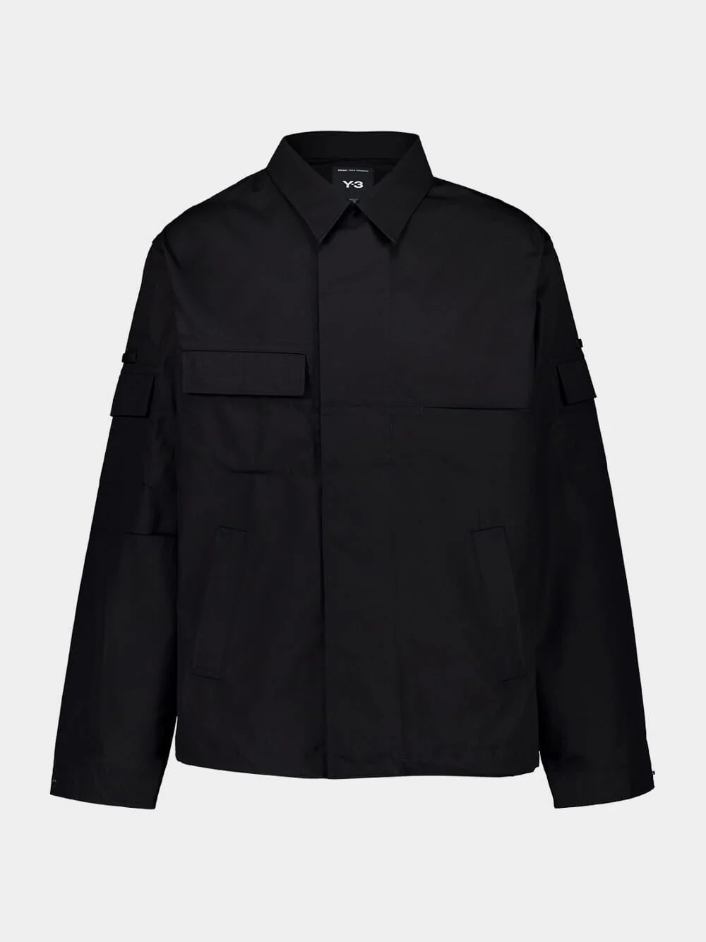 Black Field Shirt Jacket - Image 5