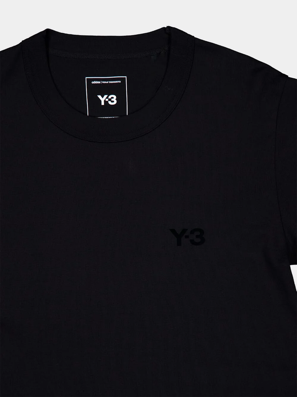 Black Fitted Cotton T-Shirt - Image 3