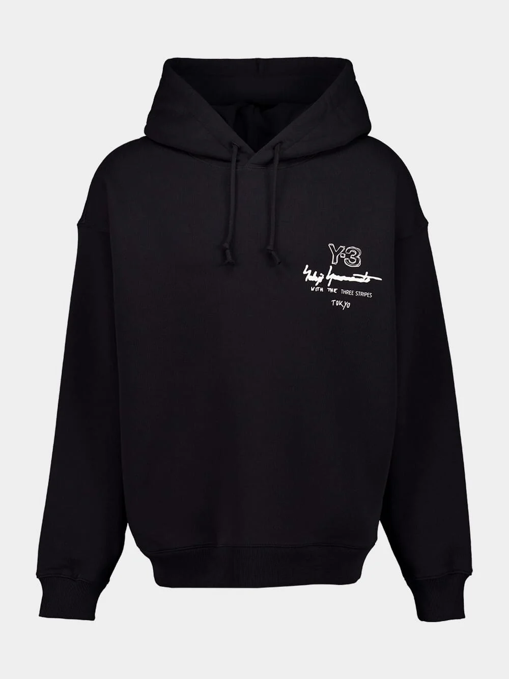 Black Graphic Cotton Sweatshirt