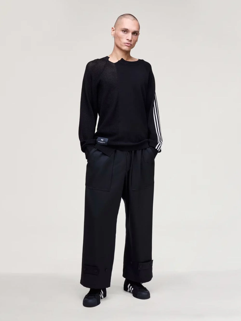 Black Knit Logo Sweater - Image 2